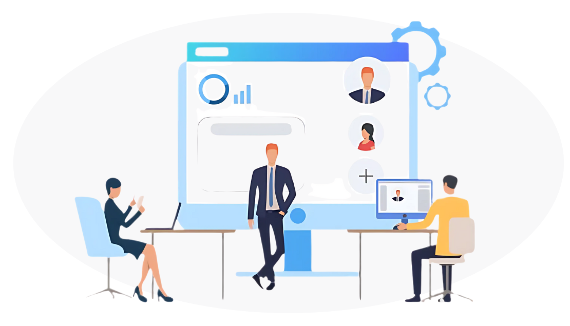 HR Management Services Illustration